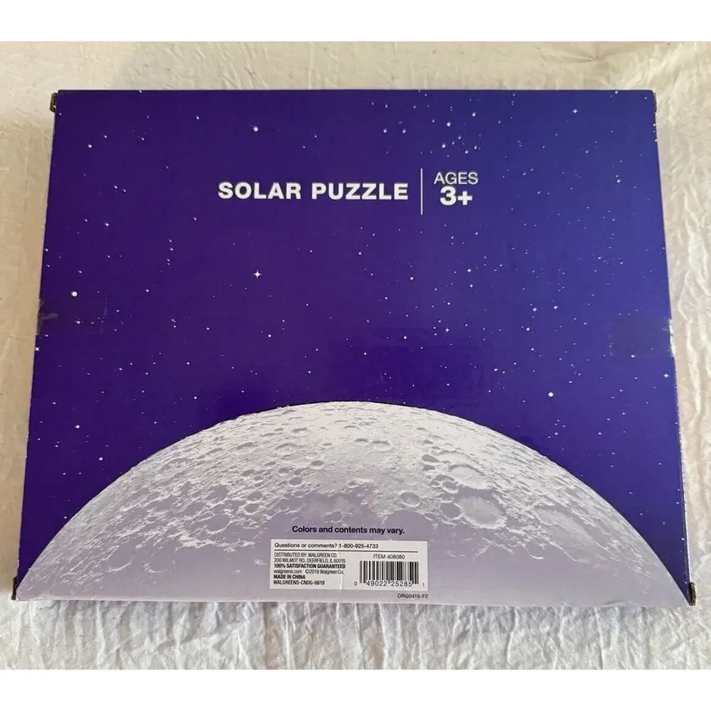 NEW Solar System 48 Piece Jigsaw Puzzle Ages 3+ Over The Moon NIB